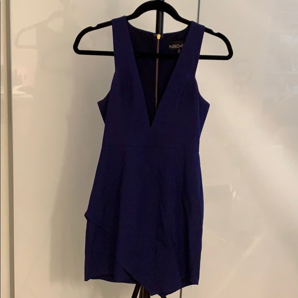 NBD navy dress